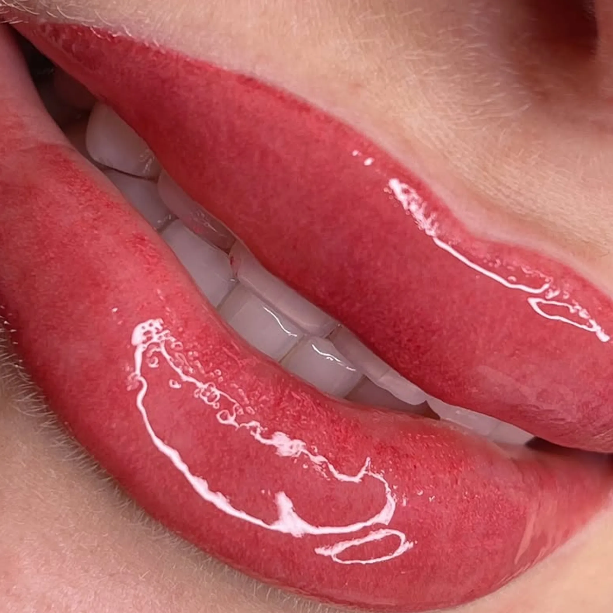 lip tattoo healing timeline infographic australia